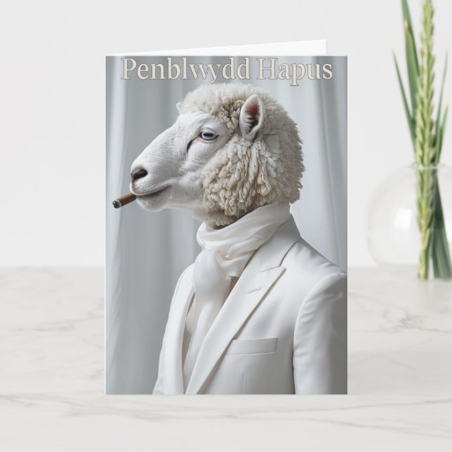 Carte Penblwydd Hapus Joyeux anniversaire (Devant)