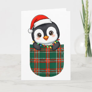 Carte Penguin Buffalo Carreaux Vert Rouge Blanc Poche Ch
