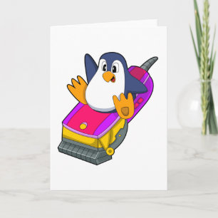 Carte Penguin comme coiffeur avec Razor