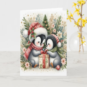 Carte Penguins de Noël 5