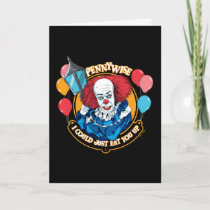Carte Pennywise Classique - Je Pourrais Te Dévorer