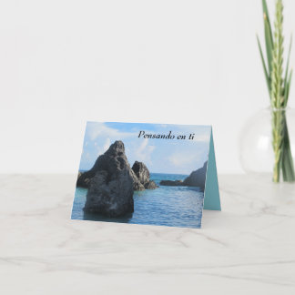 Carte Pensando en ti, Baie d'Horsehsoe, Bermudes