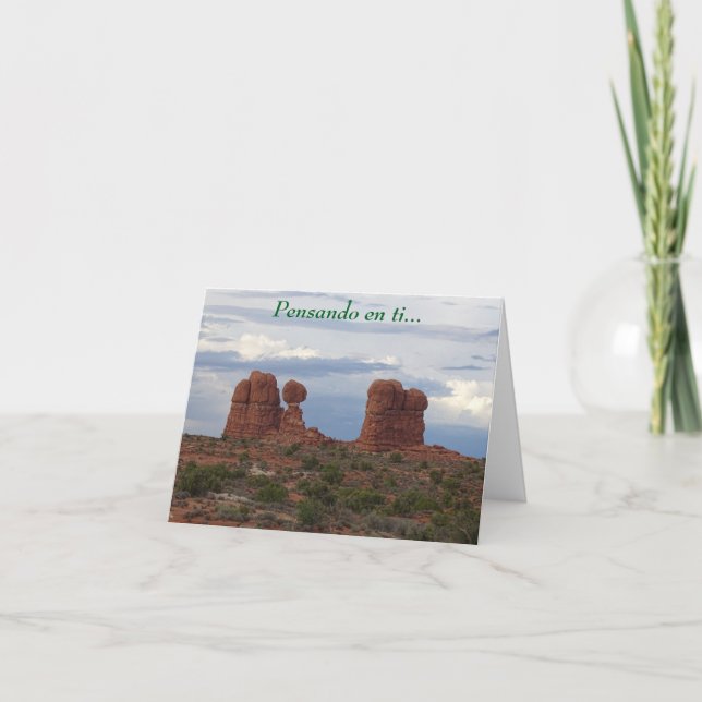 Carte Pensando en ti (Thinking of You) (Devant)