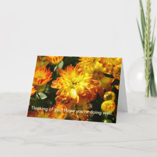 Carte Pense à toi ! J'espère que vous vous en sortez bie