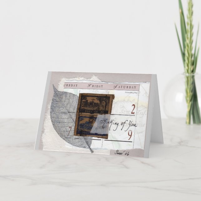 Carte Pensée à vous (Devant)