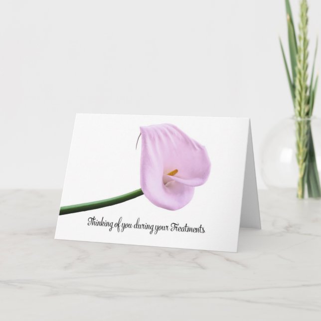 Carte pensée à vous pendant les traitements contre le (Devant)