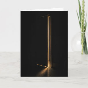 Carte Pensée de Vous Faisceau de Lumière Dans l'Encadrem