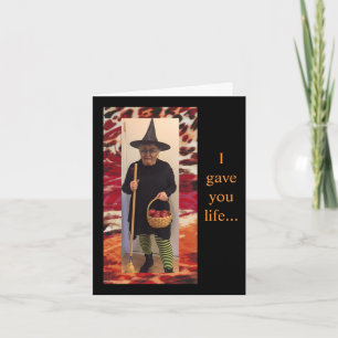 Carte Pensée humoristique pour Halloween