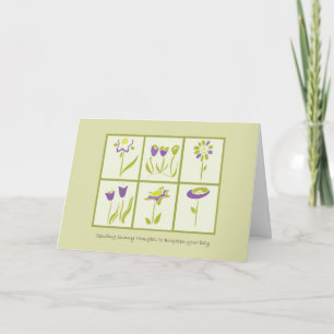 Carte Pensée-Pensée ensoleillée à vous