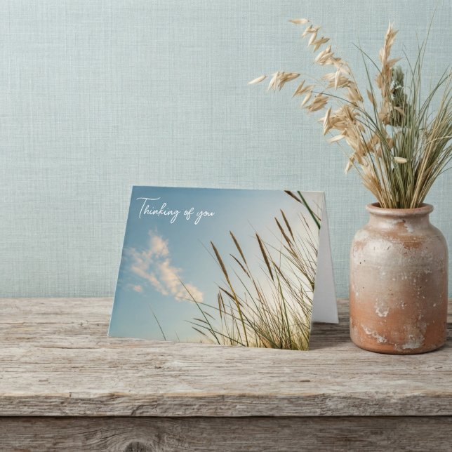 Carte Pensée pour vous, nature subtile (Styled digital mockup for inspiration only)
