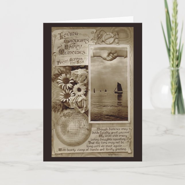 Carte Pensées affectueuses (Devant)