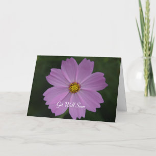 Carte pensées de fleurs parfaites