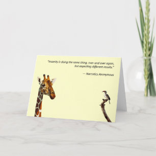 Carte Pensées de vie de Narcotiques Anonymous