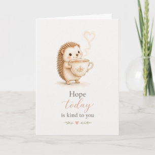 Carte Pensées pour Vous avec Message Espoir pour A