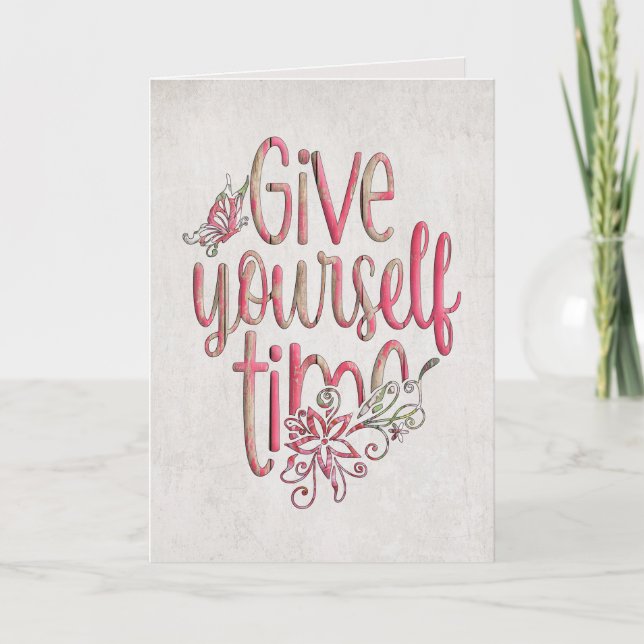 Carte Penser à votre citation (Devant)