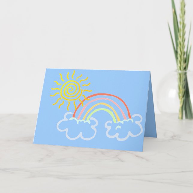 Carte Penser à vous/Bien se tirer (Devant)