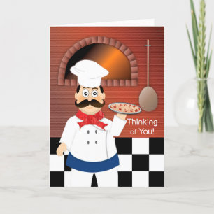 Carte Penser à vous Chef Italien Cuisson Pizza Hot Four