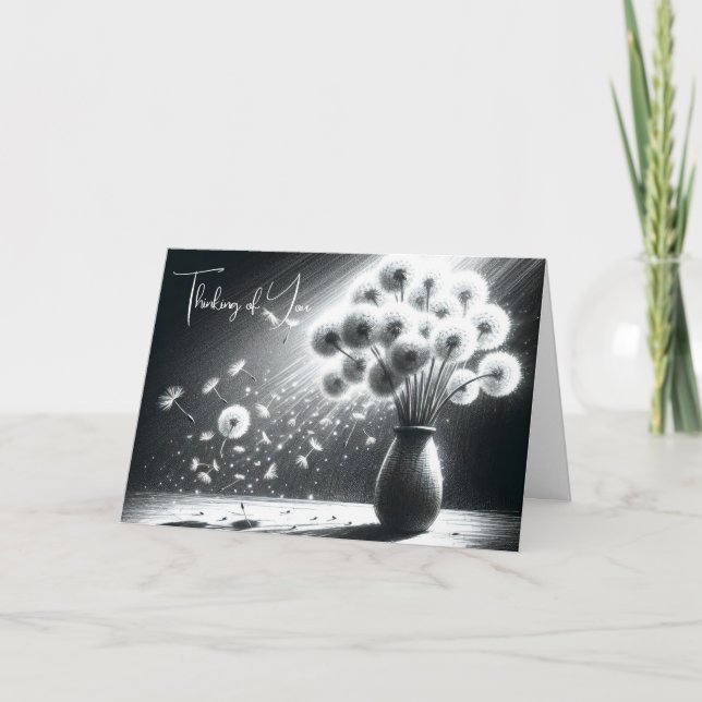 Carte Penser À Vous Dandelion Bunch (Devant)