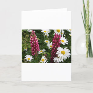 Carte Penser À Vous Floral Fleurs