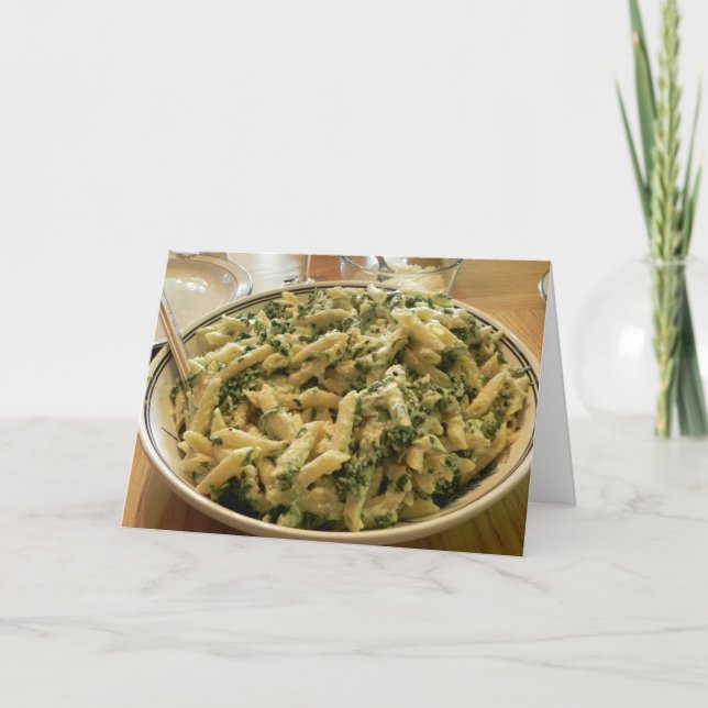 Carte Penser à vous/pâtes (Devant)