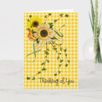 Penser à vous tournesols