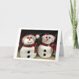 CARTE PENSER À VOUS / VOUS SOUHAITER UNE JOLIE NOËL