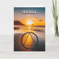 PENSEZ à la plage Slogan de Sunrise