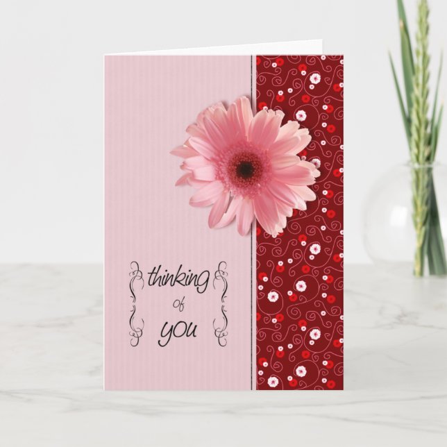 Carte Pensez à vous (Devant)