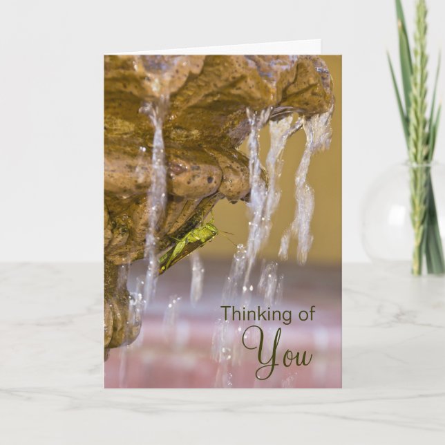 Carte Pensez à vous (Devant)