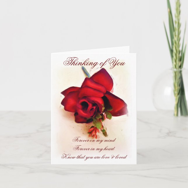 Carte Pensez à vous (Devant)