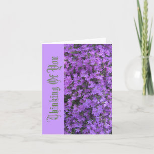 CARTE "PENSEZ À VOUS / AZALEAS PURPLE"