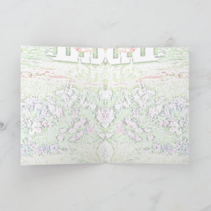 Carte Pensez à vous Chartreux Garden Pastel