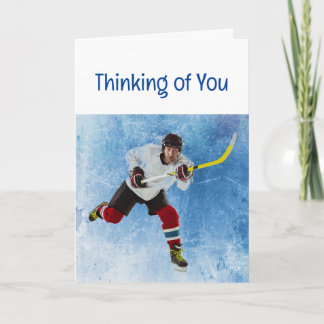 Carte Pensez à vous Hockey sur glace Sport