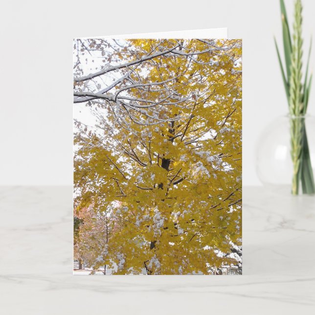 Carte Pensez à vous Midwest automne et hiver (Devant)