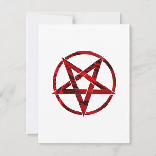 Carte Pentagramme du Diable Rouge