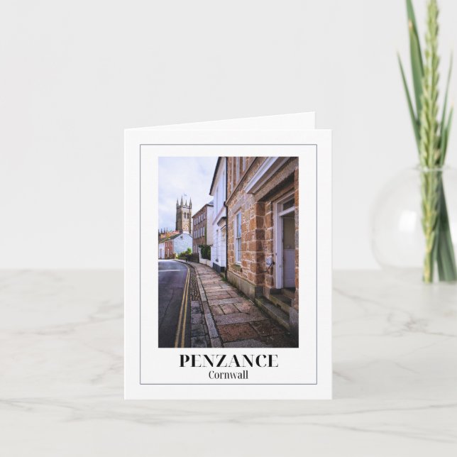 Carte Penzance, Cornouailles (Devant)