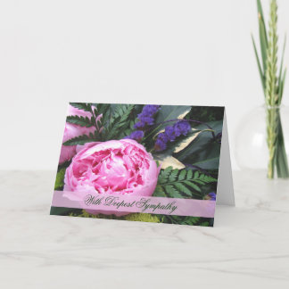 Carte Peony Sympathy