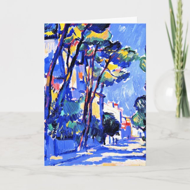 Carte Peploe - Scène de rue, France (Devant)