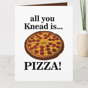 Carte Pepperoni Pizza Nourriture drôle