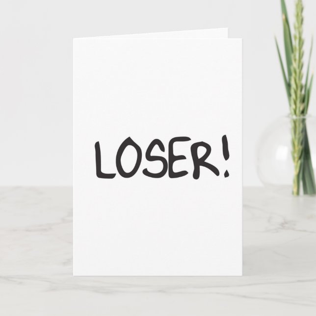 Carte perdant (Devant)