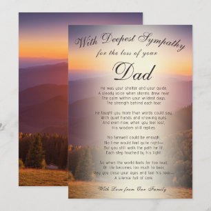Carte Perdre un souvenir papa