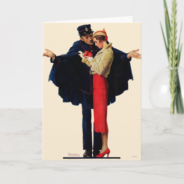 Carte Perdu à Paris (Devant)