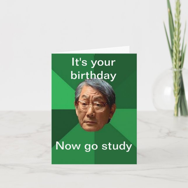 Carte Père asiatique de grandes expectatives - (Devant)