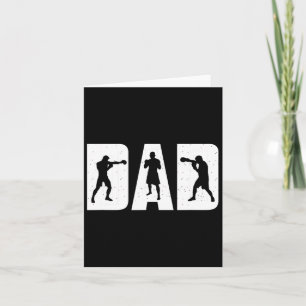 Carte Père Boxing Concours de formation Boxe Club Papa