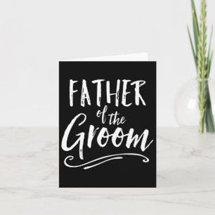 Carte Père De La Groom Mariage Fête Famille Papa Paren