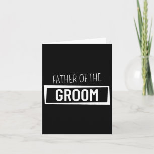 Carte Père De La Groom Mariage Party Bachelor Party G