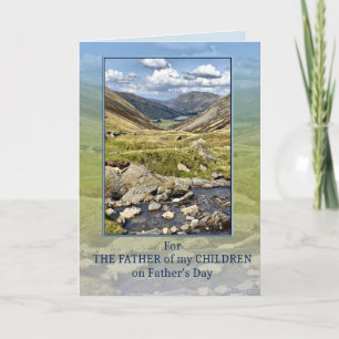 Carte Père de mes enfants  Fête des pères,