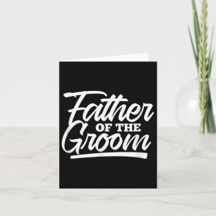 Carte Père Du Mariage Groom Bachelor Party Matchin
