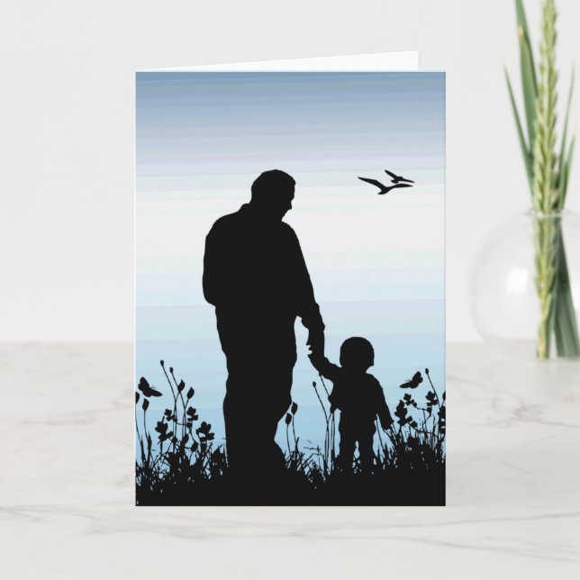 Carte Père/Enfant-Silhouette (Devant)