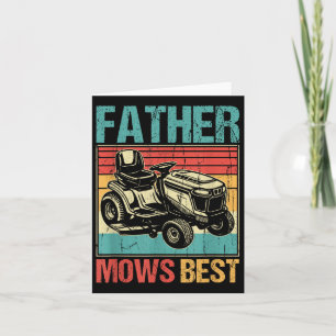 Carte Père Mows Best, Élevage de pelouse papa, Travail d